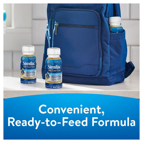 Similac 360 Total Care Infant Formula, Ready to Feed, 8 fl. oz., 24 ct.