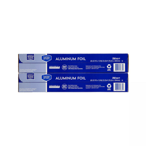 Berkley Jensen Aluminum Foil, 2 pk./250 sq. ft.