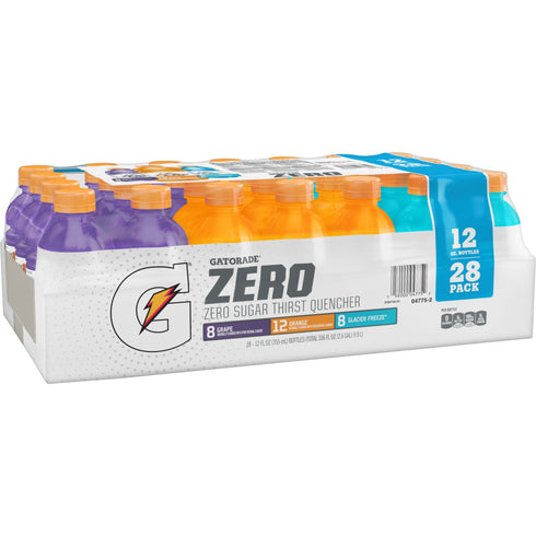 Gatorade Thirst Quencher Zero Sugar 3-Flavor Variety Pack, 28 pk./12 fl. oz.