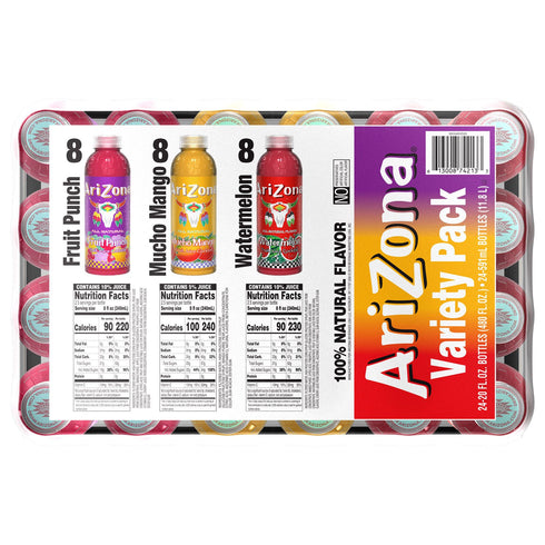 Arizona Fruit Juice Variety Pack, 24 pk./20 oz.