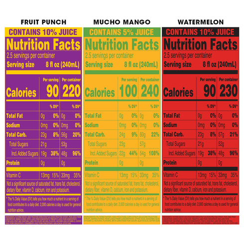 Arizona Fruit Juice Variety Pack, 24 pk./20 oz.