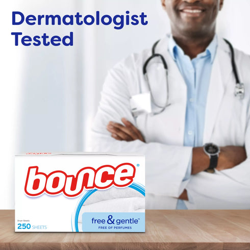 Bounce Free & Gentle Dryer Sheets - Unscented, 320 ct.