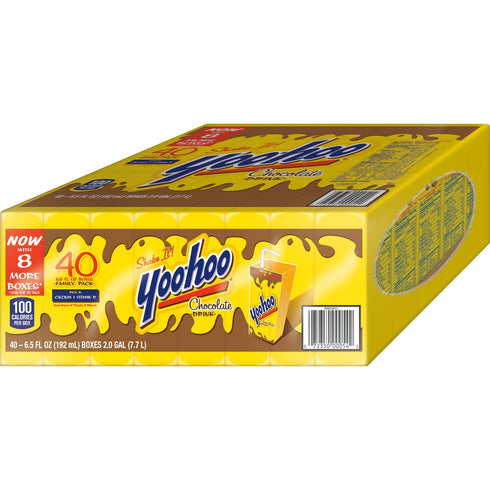Yoo-hoo Chocolate Drink, Boxes, 40 pk./6.5 fl oz.