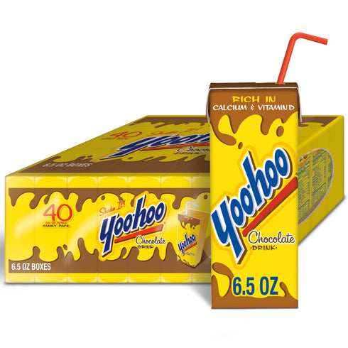 Yoo-hoo Chocolate Drink, Boxes, 40 pk./6.5 fl oz.