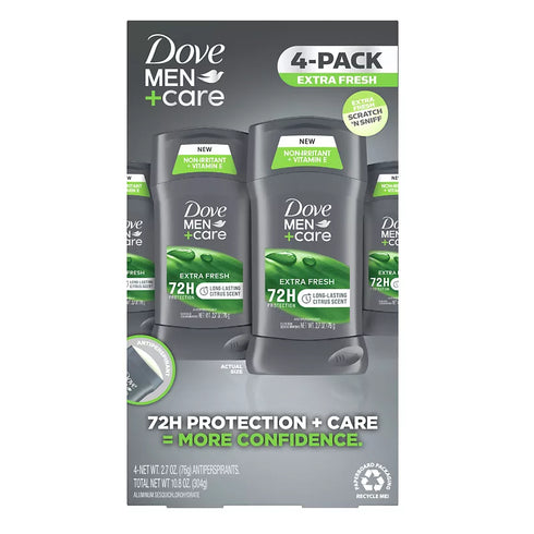 4 Pack - Each 27 oz | Dove Men+Care Antiperspirant Deodorant Extra Fresh