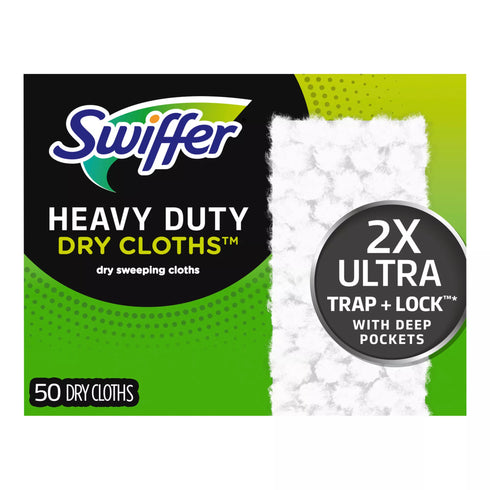 Swiffer Sweep and Mop Heavy-Duty Dry Cleaning Pads, 50 ct.