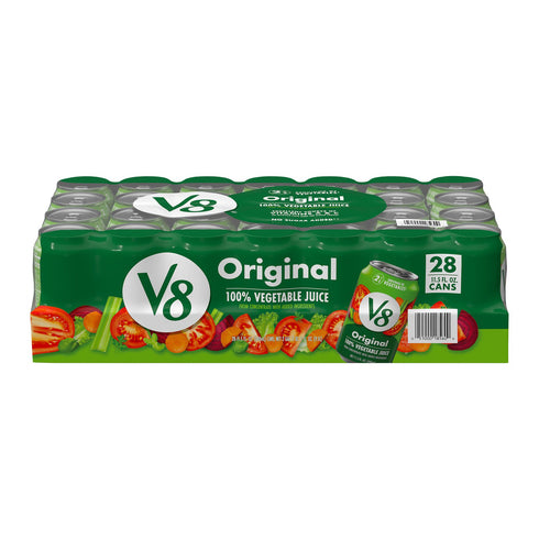 V8 Original 100% Vegetable Juice, Cans, 28 pk./11.5 oz.