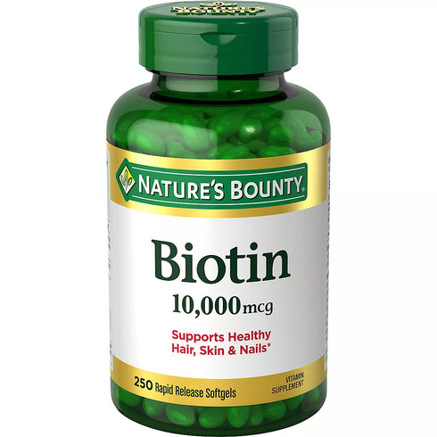 Nature's Bounty Biotin 10,000 mcg, 250 ct.
