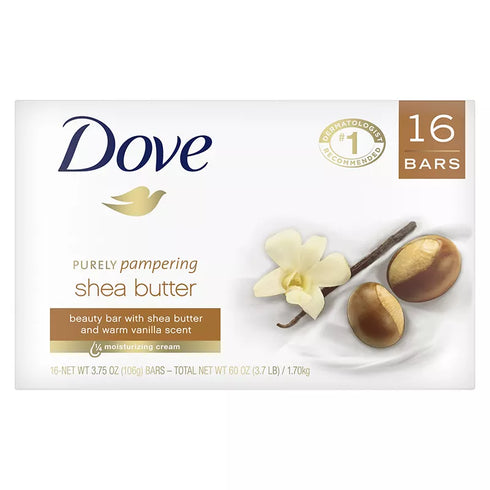 Dove Purely Pampering Beauty Bar, 16 ct