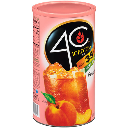 4C Peach Tea Drink Mix, 35 qt.