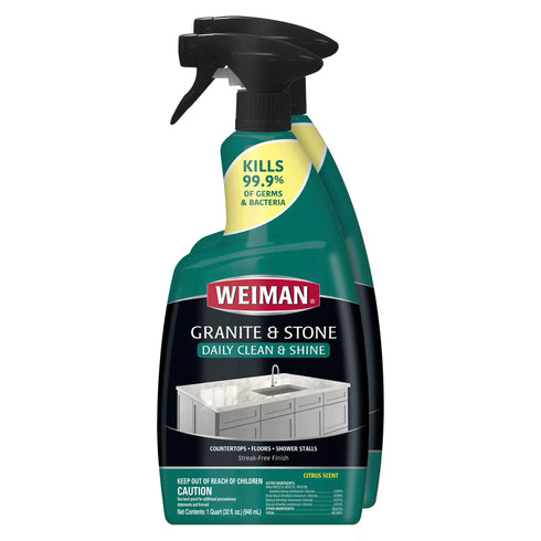 Weiman Granite & Stone Daily Cleaning & Shine Disinfectant, 2 pk./32 oz.