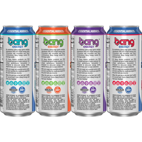 Bang Energy Variety Pack, 24 pk./16 fl. oz.