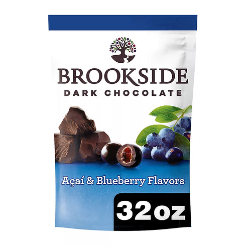 Brookside Dark Chocolate Açaí Bites – Rich Antioxidant Chocolate Candy, 32 oz Bag