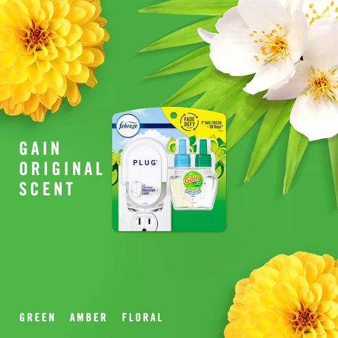 Febreze Odor-Eliminating Fade Defy PLUG Oil Warmer Kit