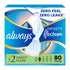 Always Infinity FlexFoam Pads Size 2 Heavy Absorbency with Wings Unscented
