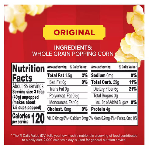Orville Redenbacher's Popcorn Kernels, 92 oz