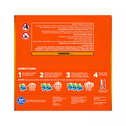 Berkley Jensen Ultra Laundry Pacs - Spring Fresh Scent, 132 ct.