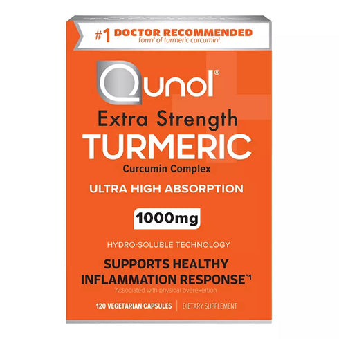 Qunol Turmeric Veggie Caps, 120 ct