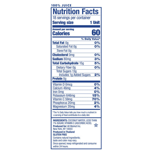 Vita Coco Coconut Water, 18 ct./330 ml.