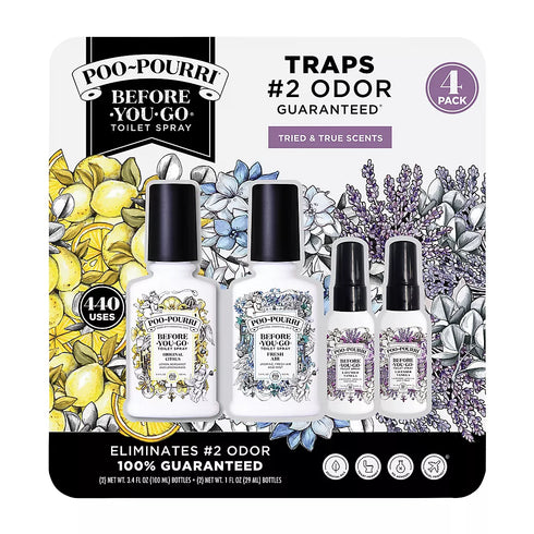 Poo Pourri Before You Go Toilet Spray, 4 ct.