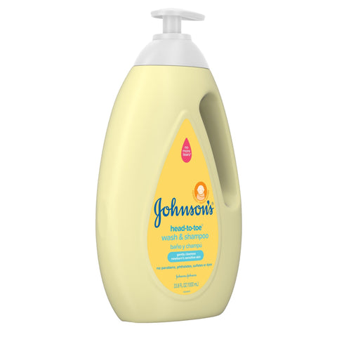 Johnson's Head-To-Toe Tear-free Gentle Baby Wash & Shampoo, 33.8 fl. oz