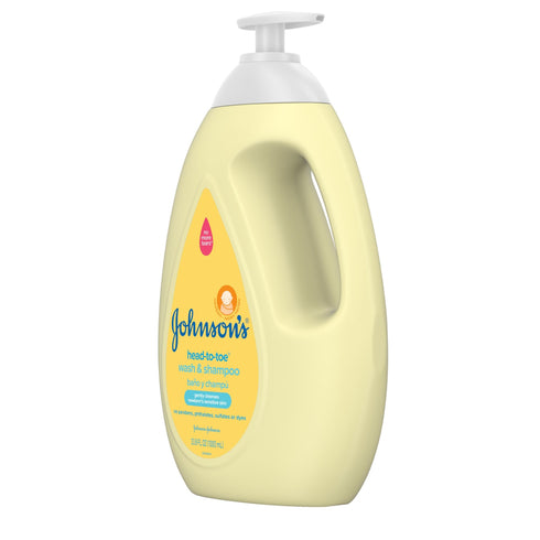 Johnson's Head-To-Toe Tear-free Gentle Baby Wash & Shampoo, 33.8 fl. oz