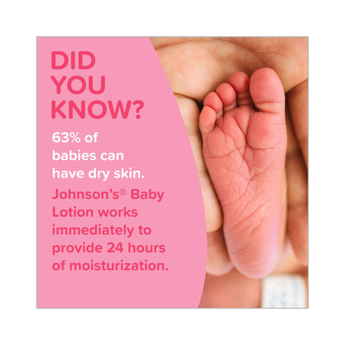 Johnson's Moisturizing Pink Baby Lotion with Coconut Oil, 33.8 fl. oz