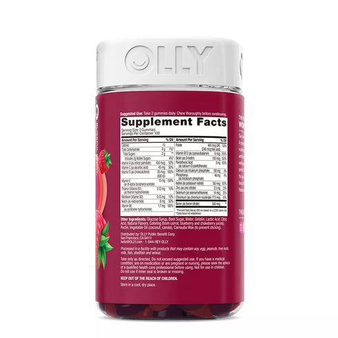 Olly Women's Multivitamin Gummies - Berry, 200 ct