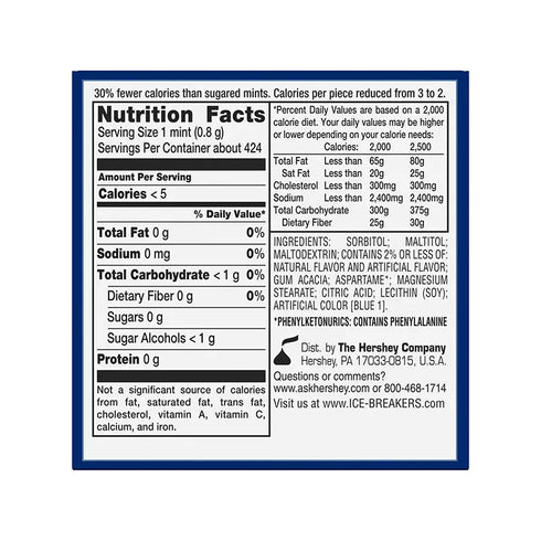 Ice Breakers Sugar-Free Cool Mints, 8 pk.