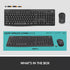 Logitech MK295 Silent Wireless Keyboard and Mouse Combo – Graphite, Quiet Touch Keys & Smooth Wireless Performance