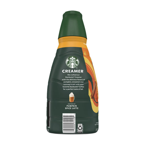 Starbucks Pumpkin Spice Flavored Coffee Creamer, Dairy Coffee Creamer, 58 fl. oz.