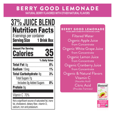 Honest Kids Organic Juice Box Variety Pack, 40 ct./6 oz.