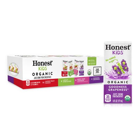 Honest Kids Organic Juice Box Variety Pack, 40 ct./6 oz.