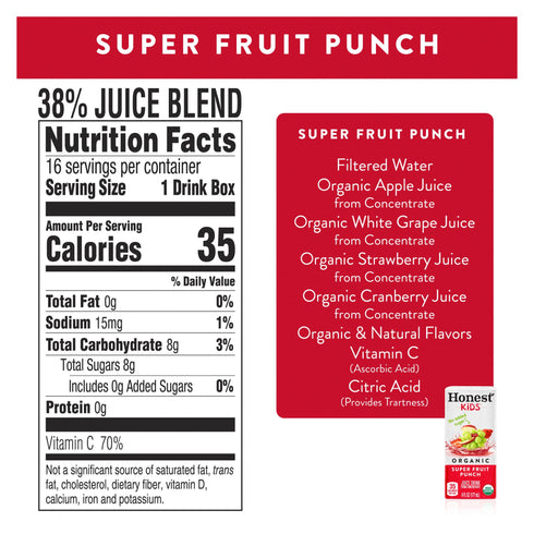 Honest Kids Organic Juice Box Variety Pack, 40 ct./6 oz.