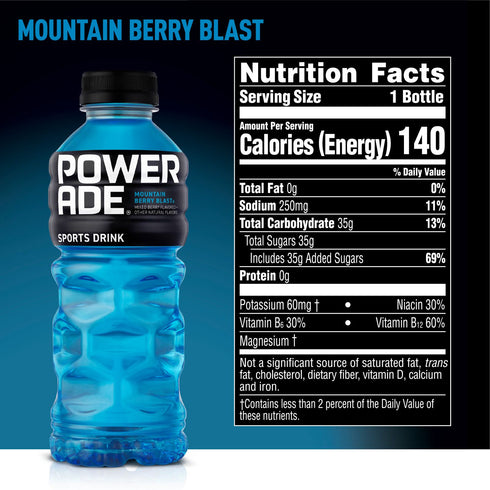 Powerade Variety Pack Electrolyte Sports Drink, Bottles, 24 pk./20 fl. oz.