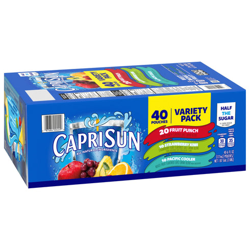 Capri Sun Flavored Juice Drink Blend Variety Pack, 40 ct./6 fl. oz.