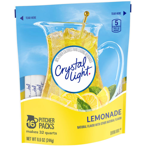 Crystal Light Lemonade Sticks, 16 ct./32 qt.