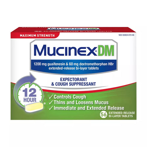 Mucinex DM Max, 56 ct