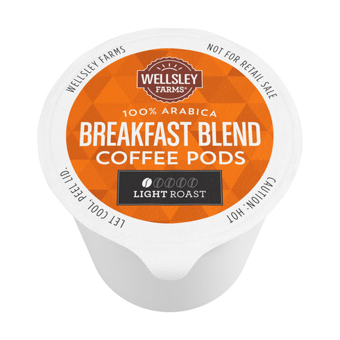 Wellsley Farms Breakfast Blend Coffee Pods, 100 ct./0.38 oz.