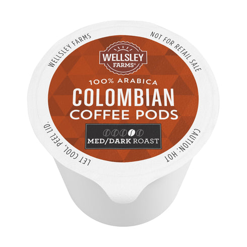 Wellsley Farms 100% Colombian Coffee Pods, 100 ct.