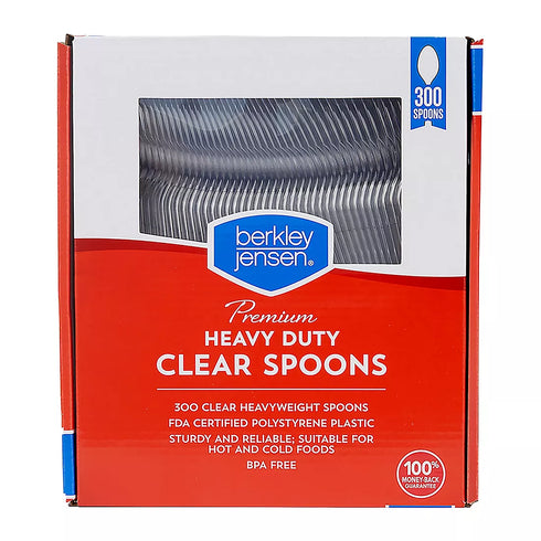 Berkley Jensen Premium Plastic Spoons, 300 ct.