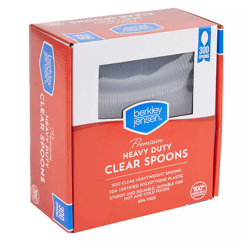 Berkley Jensen Premium Plastic Spoons, 300 ct.