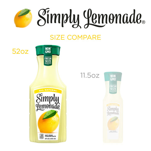 Simply Lemonade, All Natural Non-GMO, 3 pk./52 fl. oz.