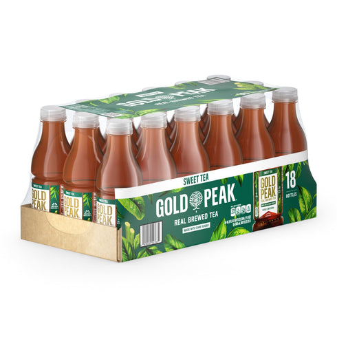 Gold Peak Sweetened Iced Tea, Bottles, 18 pk./16.9 fl. oz.