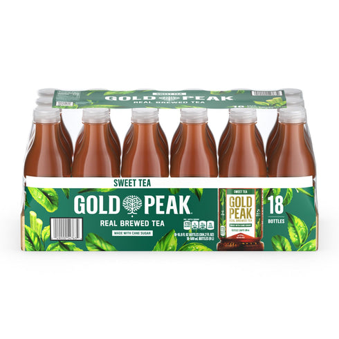 Gold Peak Sweetened Iced Tea, Bottles, 18 pk./16.9 fl. oz.