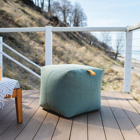Big Joe Outdoor Ottoman – Comfortable & Durable Patio Footrest for Outdoor Seating