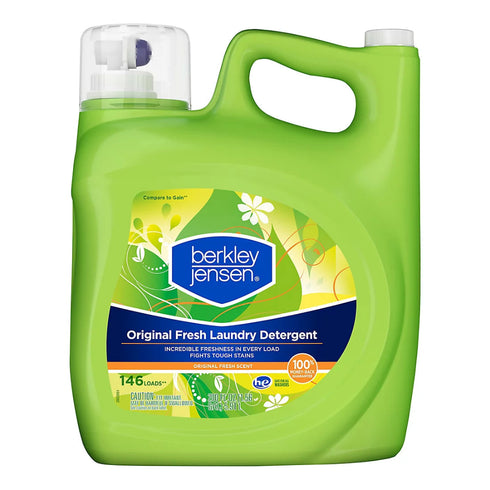 Berkley Jensen Liquid Laundry Detergent - Original Fresh Scent, 146 loads/200 oz.