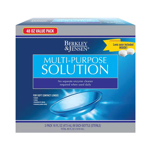 Berkley Jensen Multi-Purpose Solution, 3 pk./16 oz