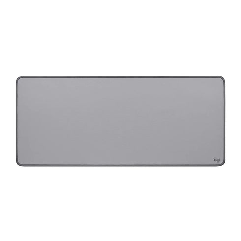Logitech Desk Mat Studio Series – Mid Grey Anti-Slip Premium Desk Pad