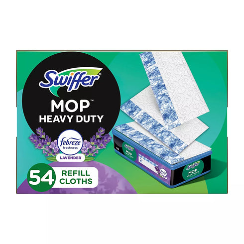 Swiffer Sweeper Heavy Duty Multi-Surface Wet Cloth Refills - Fresh scent, 2 pk./27 ct.
